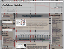 Tablet Screenshot of chafalladas.com